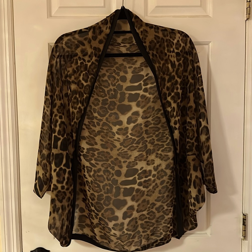 Leopard Batwing Kimono.